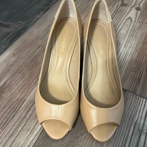 Dumond of Brazil Beige/Tan Wedge Shoes